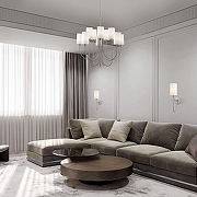 Бра Eurosvet Abbey 60164/1 никель цвет плафона/подвески Белый, цвет арматуры Никель-1