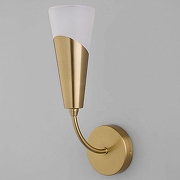 Бра Eurosvet Rhyton 60167/1 латунь цвет плафона/подвески Белый, цвет арматуры Латунь