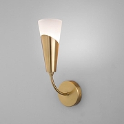 Бра Eurosvet Rhyton 60167/1 латунь цвет плафона/подвески Белый, цвет арматуры Латунь-1