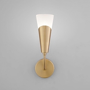 Бра Eurosvet Rhyton 60167/1 латунь цвет плафона/подвески Белый, цвет арматуры Латунь-2