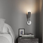 Бра Eurosvet Rhyton 60167/1 никель цвет плафона/подвески Белый, цвет арматуры Никель-4