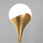 Бра Eurosvet Calyx 60168/1 латунь цвет плафона/подвески Белый, цвет арматуры Латунь-2