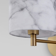 Бра Eurosvet Brume 60174/1 латунь цвет плафона/подвески Белый, цвет арматуры Латунь-4