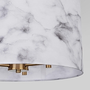 Светильник на штанге Eurosvet Brume 60174/3 латунь цвет плафона/подвески Белый, цвет арматуры Латунь-4