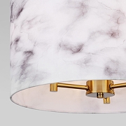 Светильник на штанге Eurosvet Brume 60174/3 латунь цвет плафона/подвески Белый, цвет арматуры Латунь-5