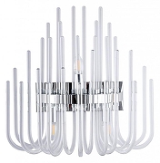 Бра Divinare Romola 6043/02 AP-3 цвет плафона/подвески Прозрачный, цвет арматуры Хром