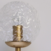 Бра DeMarkt Гамбург 28 605028301 цвет плафона/подвески Прозрачный, цвет арматуры Золото-4