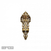 Бра iLamp Asia 61078/1 BR цвет плафона/подвески Янтарный, цвет арматуры Бронза, Янтарный-1