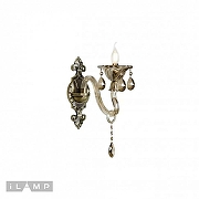 Бра iLamp Asia 61082/1 BR цвет плафона/подвески Тонированный, цвет арматуры Бронза, Тонированный