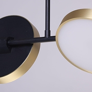 Подвесной светильник DeMarkt Гэлэкси 19 632017405 цвет плафона/подвески Белый, Золото, цвет арматуры Черный-9