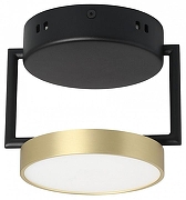Накладной светильник DeMarkt Гэлэкси 19 632017601 цвет плафона/подвески Белый, Золото, цвет арматуры Черный