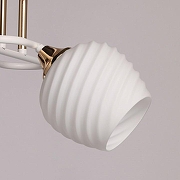 Светильник на штанге De City Dela 45 635016802 цвет плафона/подвески Белый, цвет арматуры Белый, Золото-2