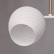 Светильник на штанге De City Dela 45 635016802 цвет плафона/подвески Белый, цвет арматуры Белый, Золото-5