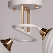 Светильник на штанге De City Dela 45 635016802 цвет плафона/подвески Белый, цвет арматуры Белый, Золото-7