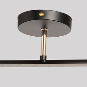 Светильник на штанге De City Дэла 10 635017402 цвет плафона/подвески Прозрачный, цвет арматуры Черный-7