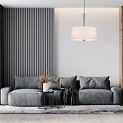 Подвесной светильник Escada Novella 641/4PL цвет плафона/подвески Белый, цвет арматуры Прозрачный, Никель-5