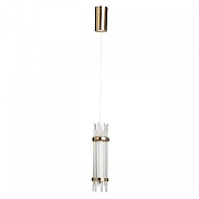 Подвесной светильник De City Аделард 642019501 цвет плафона/подвески Белый, Прозрачный, цвет арматуры Бронза-3