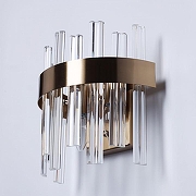 Накладной светильник MW-Light Аделард 30 642028602 цвет плафона/подвески Прозрачный, цвет арматуры Латунь-1