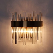 Накладной светильник MW-Light Аделард 30 642028602 цвет плафона/подвески Прозрачный, цвет арматуры Латунь-2