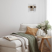 Накладной светильник MW-Light Аделард 30 642028602 цвет плафона/подвески Прозрачный, цвет арматуры Латунь-5