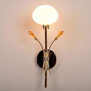 Бра Abrasax 6498 6498-А1.11 цвет плафона/подвески Белый, цвет арматуры Хром-2