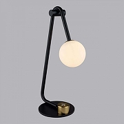 Настольная лампа Lumion Dexter 6500/1T цвет плафона/подвески Белый, цвет арматуры Бронза, Черный-1