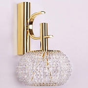 Бра Doge Luce 6507 6507A1.10SP цвет плафона/подвески Прозрачный, цвет арматуры Золото