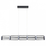 Подвесной светильник DeMarkt Айсфельд 3 655011201 цвет плафона/подвески Черный, цвет арматуры Черный-1