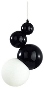 Подвесной светильник Lumion Blasen 6566/1A цвет плафона/подвески Белый, цвет арматуры Черный