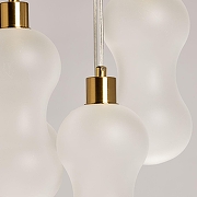 Подвесной светильник De City Крайс 16 657014705 цвет плафона/подвески Белый, цвет арматуры Латунь-4