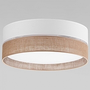 Накладной светильник TK Lighting Linobianco 6577 Linobianco цвет плафона/подвески Белый, Коричневый, цвет арматуры Белый