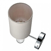 Бра Lumion Arnika 6585/1W цвет плафона/подвески Бежевый, Прозрачный, цвет арматуры Хром-2