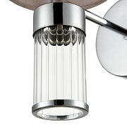 Бра Lumion Arnika 6585/1W цвет плафона/подвески Бежевый, Прозрачный, цвет арматуры Хром-4