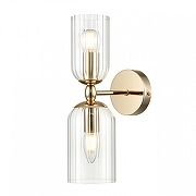 Бра Lumion Kassia 6586/2W цвет плафона/подвески Прозрачный, цвет арматуры Золото-1