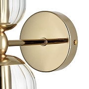 Бра Lumion Kassia 6586/2W цвет плафона/подвески Прозрачный, цвет арматуры Золото-5