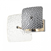 Накладной светильник Lumion Liberti 6588/1W цвет плафона/подвески Светло-серый, Прозрачный, цвет арматуры Хром-1