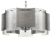 Подвесной светильник Lumion Dandy 6594/5 цвет плафона/подвески Светло-серый, Прозрачный, цвет арматуры Хром