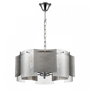 Подвесной светильник Lumion Dandy 6594/5 цвет плафона/подвески Светло-серый, Прозрачный, цвет арматуры Хром-1