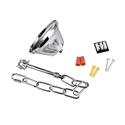 Подвесной светильник Lumion Dandy 6594/5 цвет плафона/подвески Светло-серый, Прозрачный, цвет арматуры Хром-4