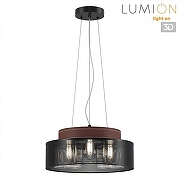 Подвесной светильник Lumion Basalto 6598/3C цвет плафона/подвески Коричневый, Черный, цвет арматуры Черный-3