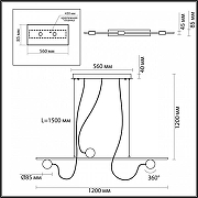 Подвесной светильник Odeon Light Nera 6600/21L цвет черный-3