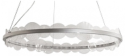Подвесной светильник DeMarkt Платлинг 22 661019001 цвет плафона/подвески Прозрачный, цвет арматуры Серебро