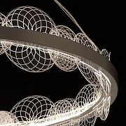 Подвесной светильник DeMarkt Платлинг 22 661019001 цвет плафона/подвески Прозрачный, цвет арматуры Серебро-6