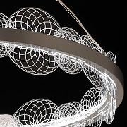 Подвесной светильник DeMarkt Платлинг 22 661019001 цвет плафона/подвески Прозрачный, цвет арматуры Серебро-7