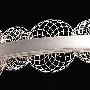 Подвесной светильник DeMarkt Платлинг 22 661019001 цвет плафона/подвески Прозрачный, цвет арматуры Серебро-9