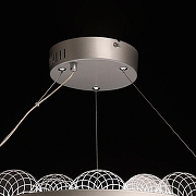 Подвесной светильник DeMarkt Платлинг 22 661019001 цвет плафона/подвески Прозрачный, цвет арматуры Серебро-11