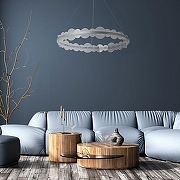 Подвесной светильник DeMarkt Платлинг 22 661019001 цвет плафона/подвески Прозрачный, цвет арматуры Серебро-12