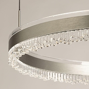 Подвесной светильник De City Платлинг 661019501 цвет плафона/подвески Прозрачный, Серый, цвет арматуры Серый-7