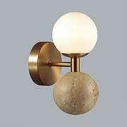 Бра Odeon Light Lolla 6625/6WL цвет бежевый, латунь-2