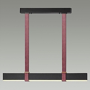 Подвесной светильник Odeon Light Vincent 6629/25L цвет бордовый, бронза, черный-2